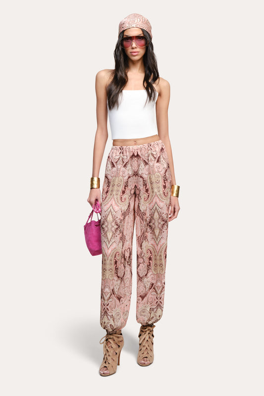 Elie Tahari Annie Silk Palazzo Pant