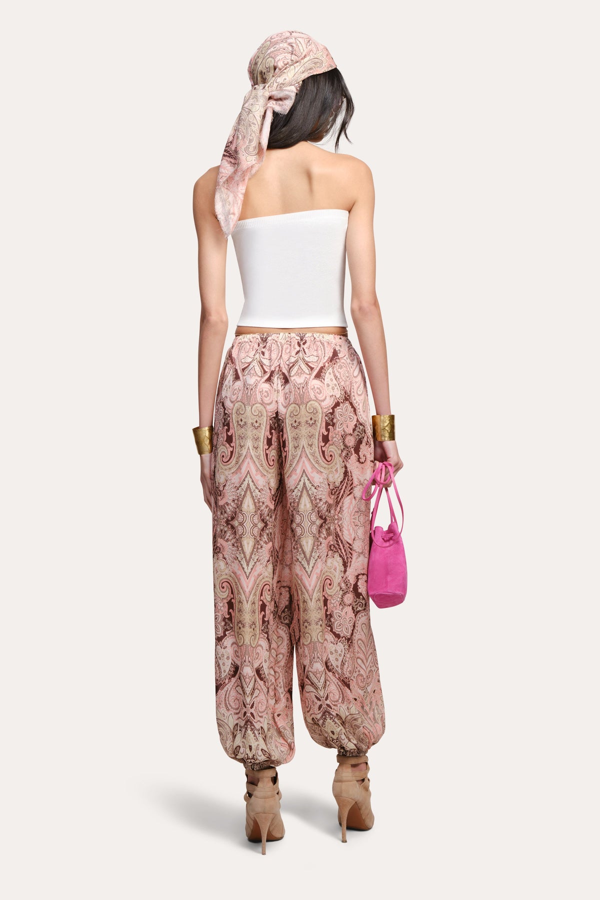 Elie Tahari Annie Silk Palazzo Pant