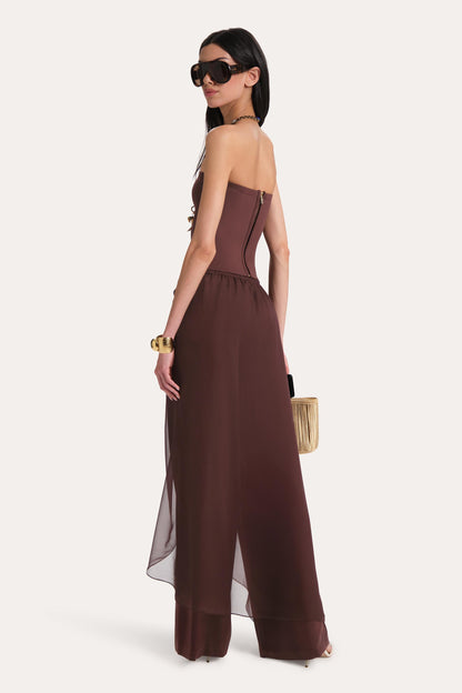 Elie Tahari Jackie Satin Wrap Pants