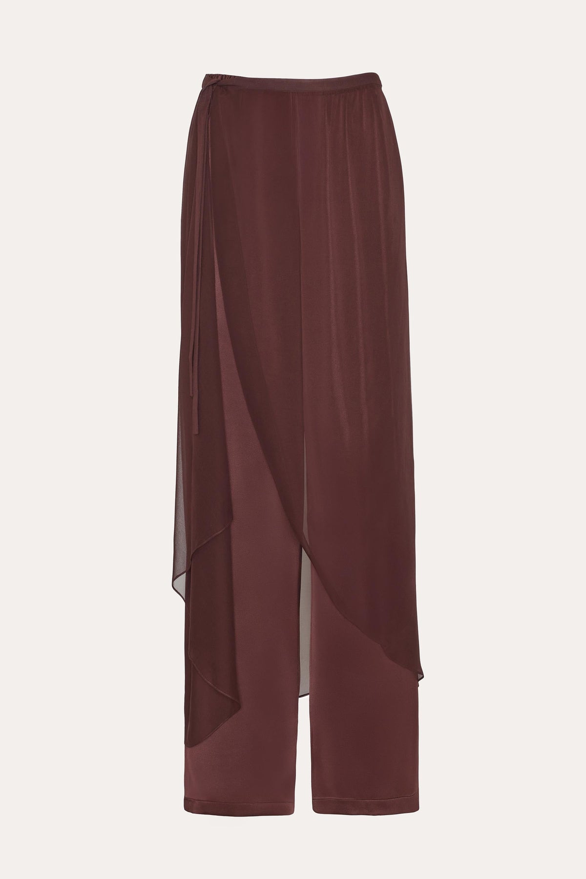 Elie Tahari Jackie Satin Wrap Pants