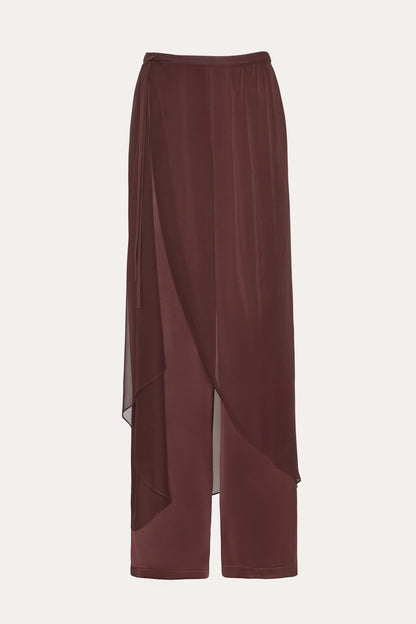 Elie Tahari Jackie Satin Wrap Pants