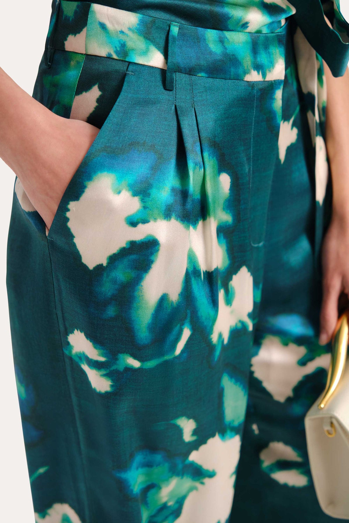 Elie Tahari Delilah Floral Silk Pant