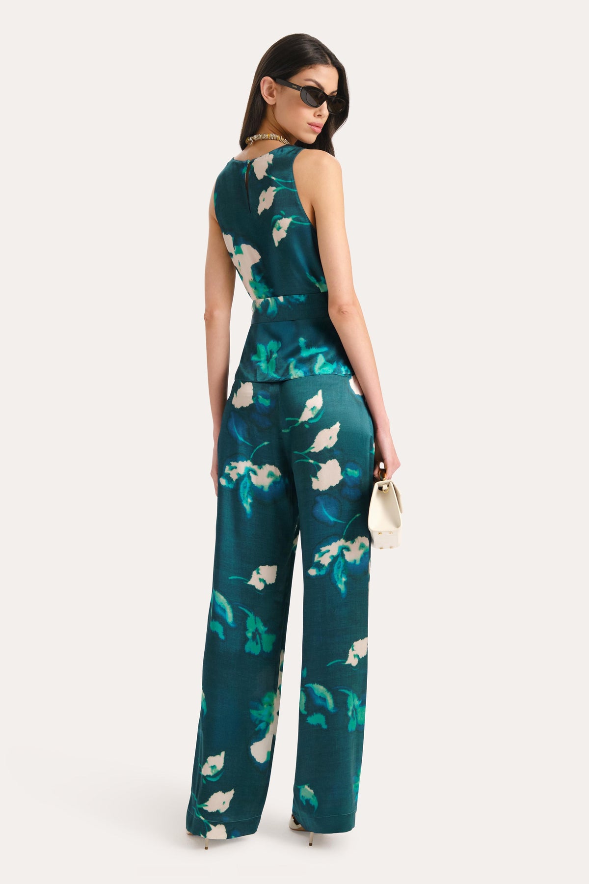 Elie Tahari Delilah Floral Silk Pant