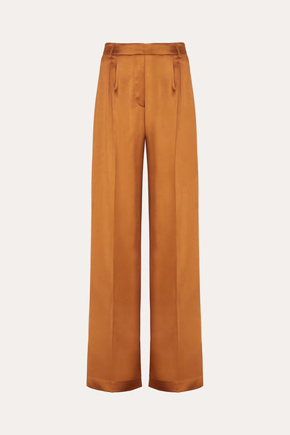 Elie Tahari Kaia Satin Wide Leg Pant