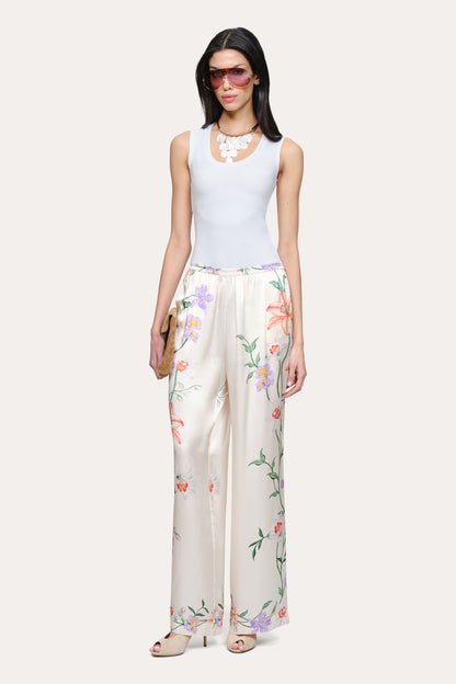 Elie Tahari Frances Floral Silk Pant