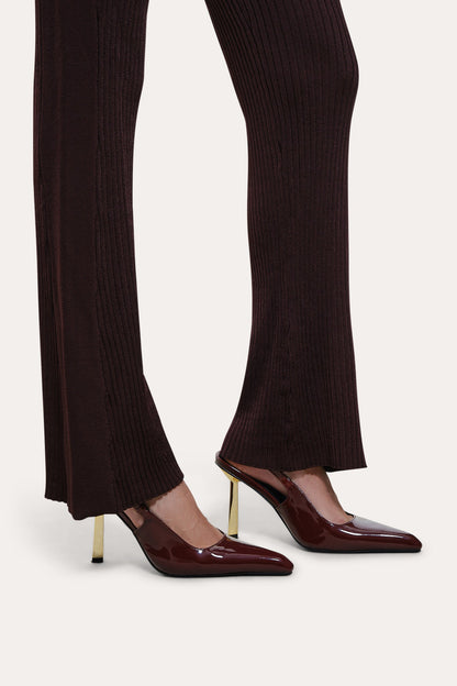 Elie Tahari Roxanne Ribbed Flare Pant