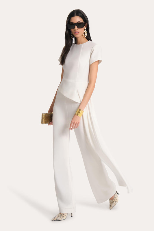 Elie Tahari Olivia Fluid Crepe Slim Pant