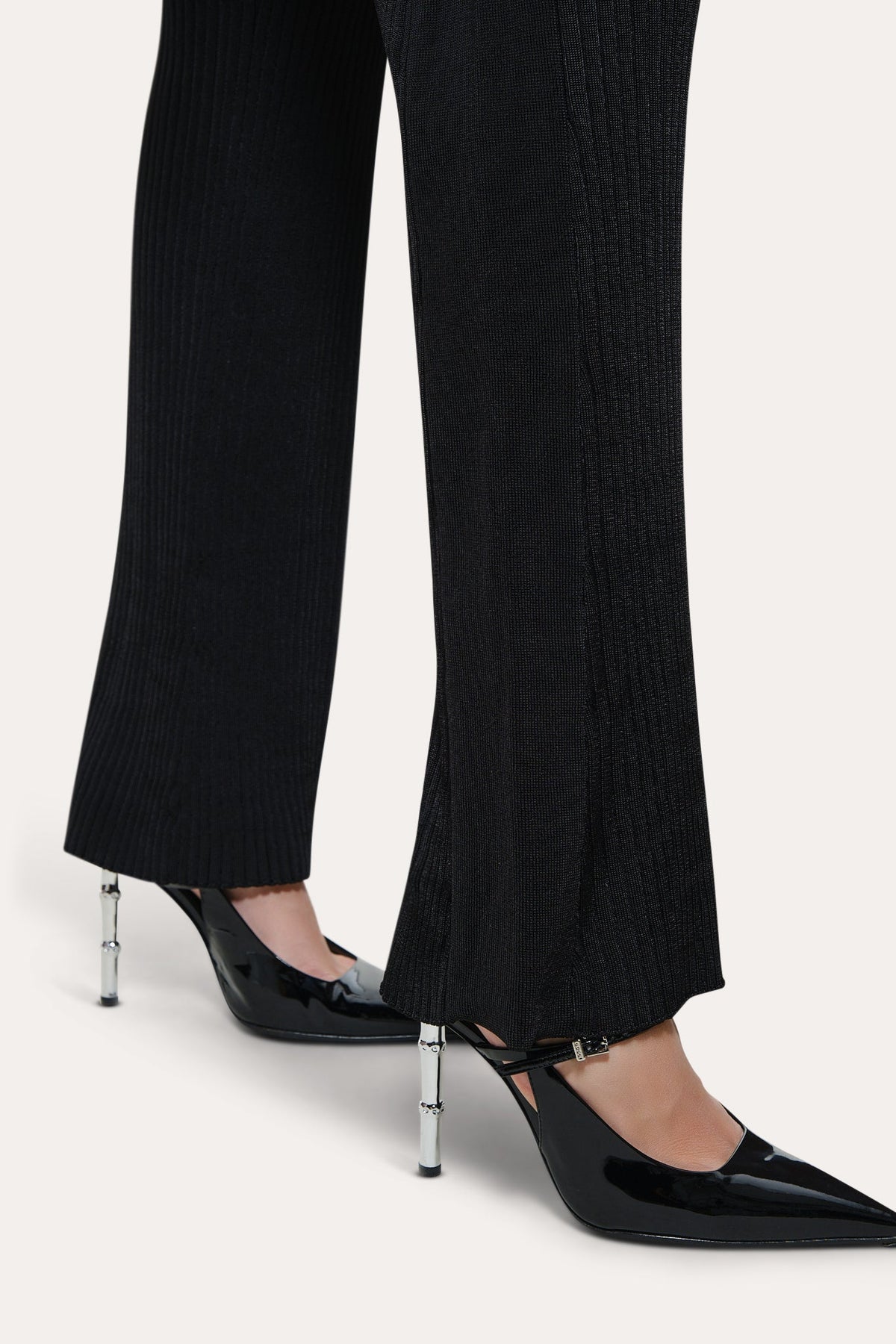 Elie Tahari Roxanne Ribbed Flare Pant