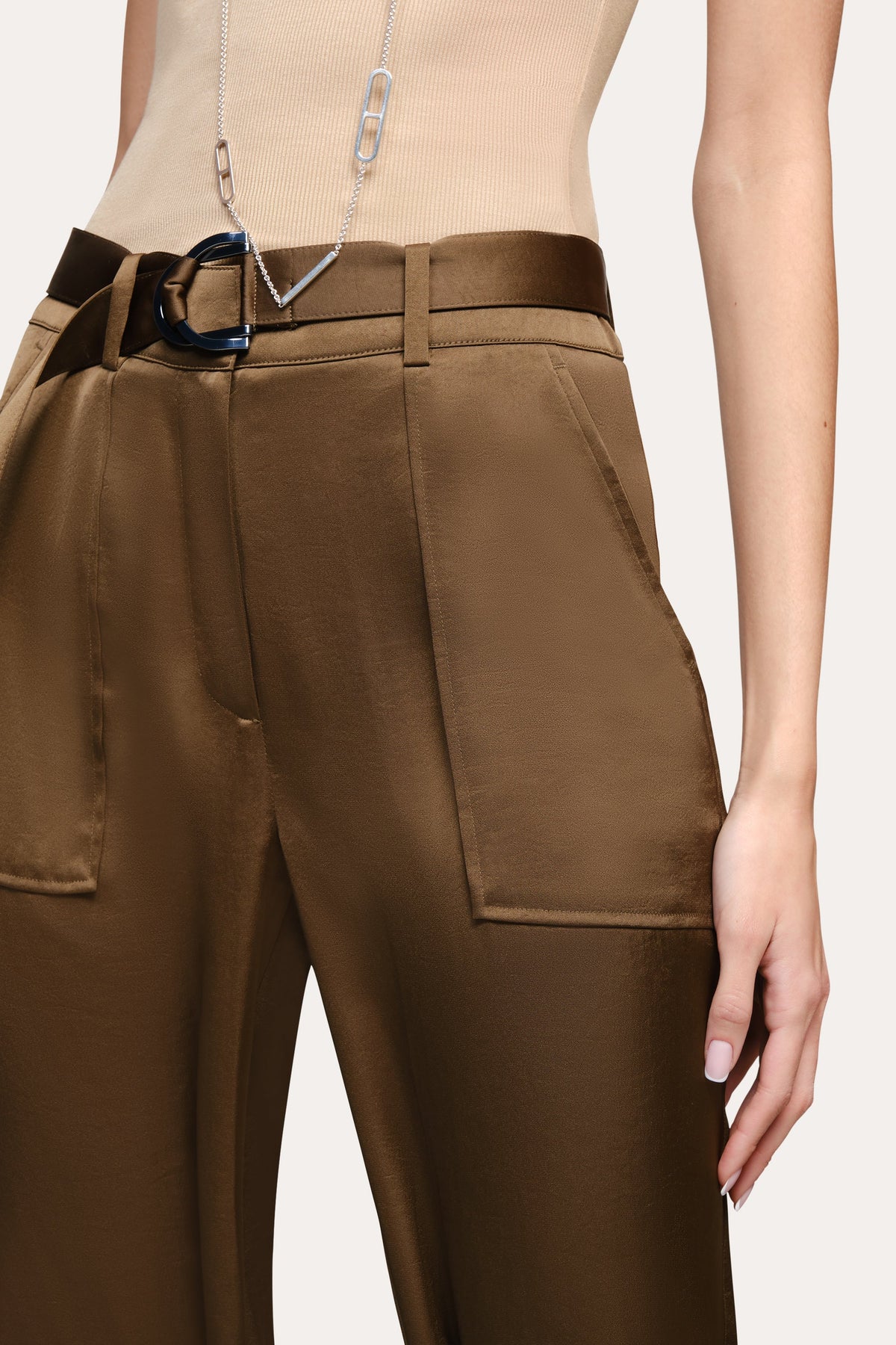 Elie Tahari Olivia Satin Pants