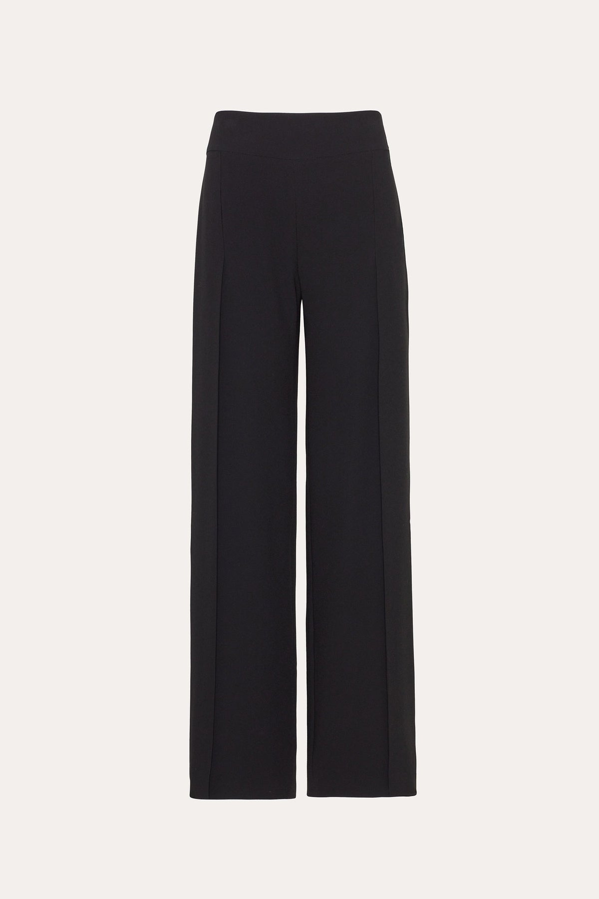 Elie Tahari Crepe Overlay Slit Pant