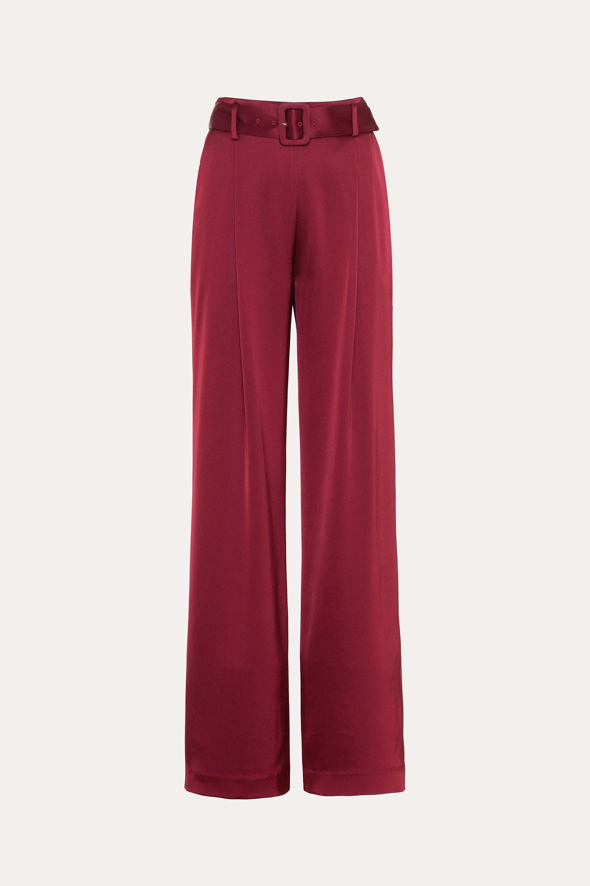 Elie Tahari Satin Belted Pant