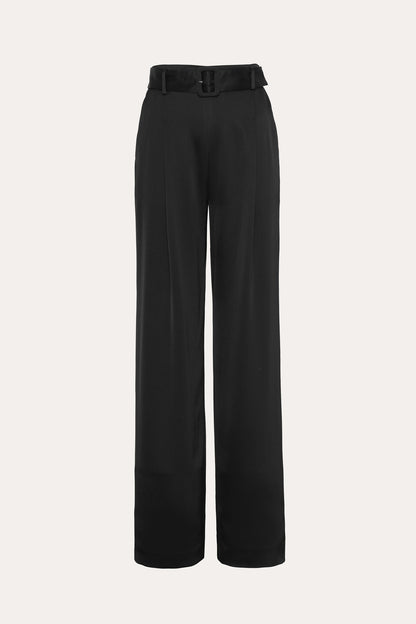 Elie Tahari Satin Belted Pant