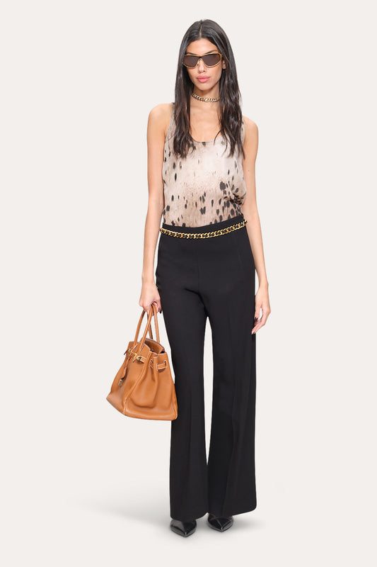 Elie Tahari Crepe Wide Pant