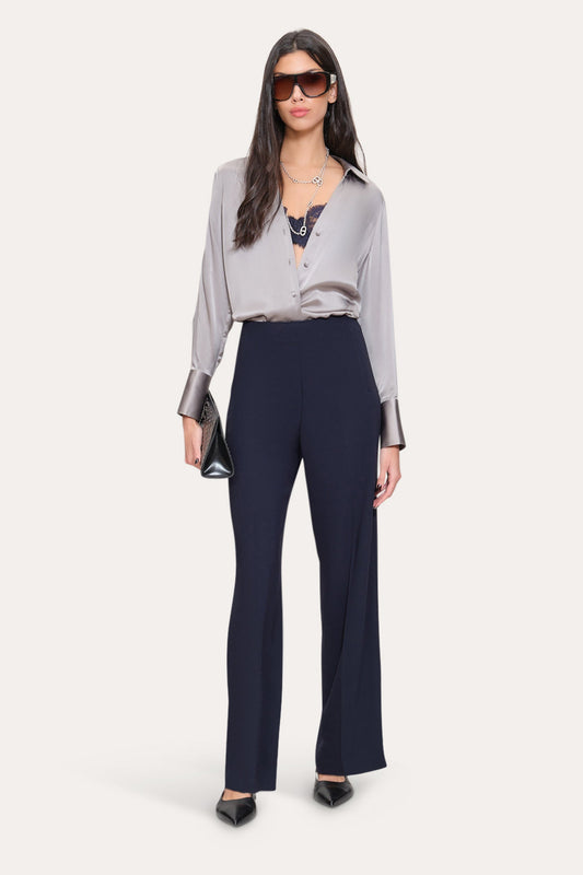 Elie Tahari Crepe Wide Pant