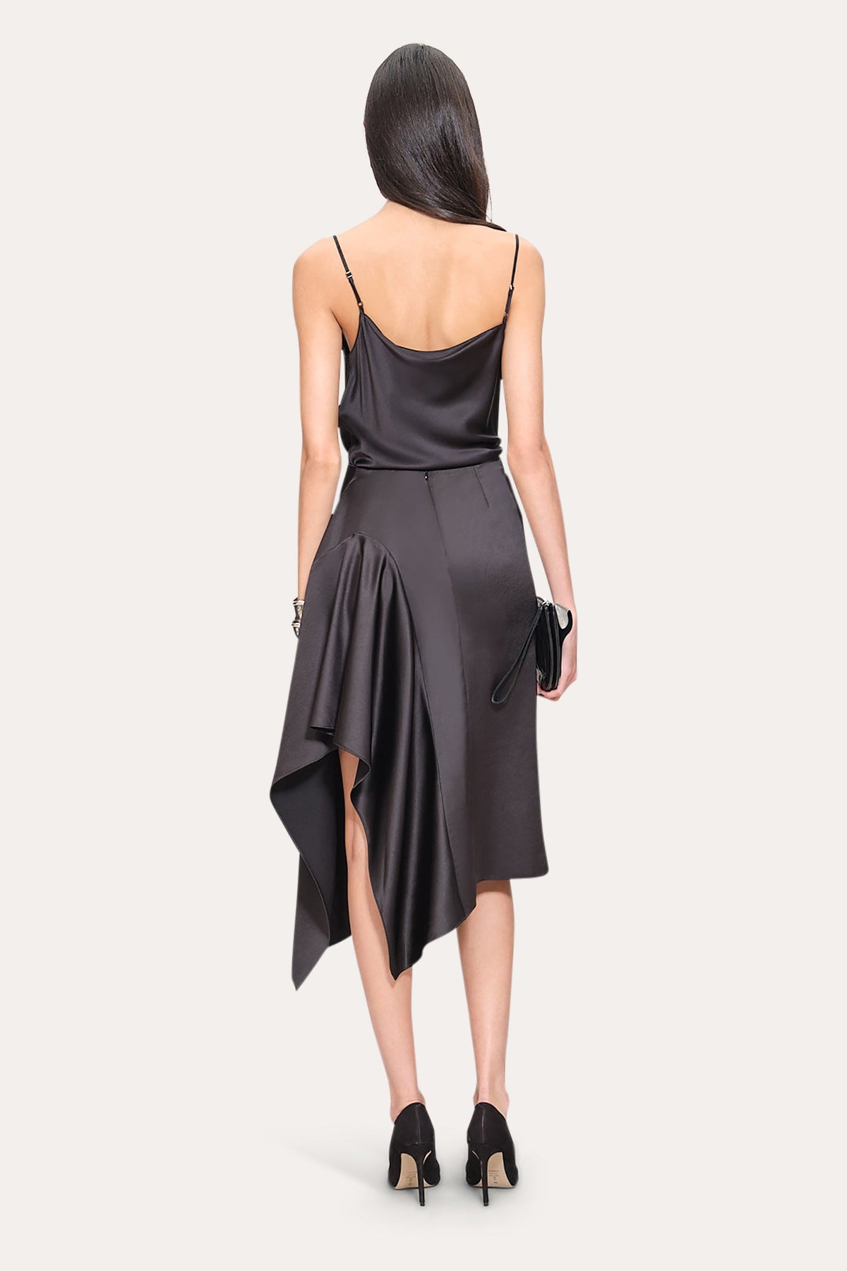 Elie Tahari Asymmetric Hem Skirt