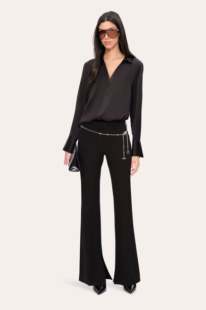 Elie Tahari Slit Flare Pant