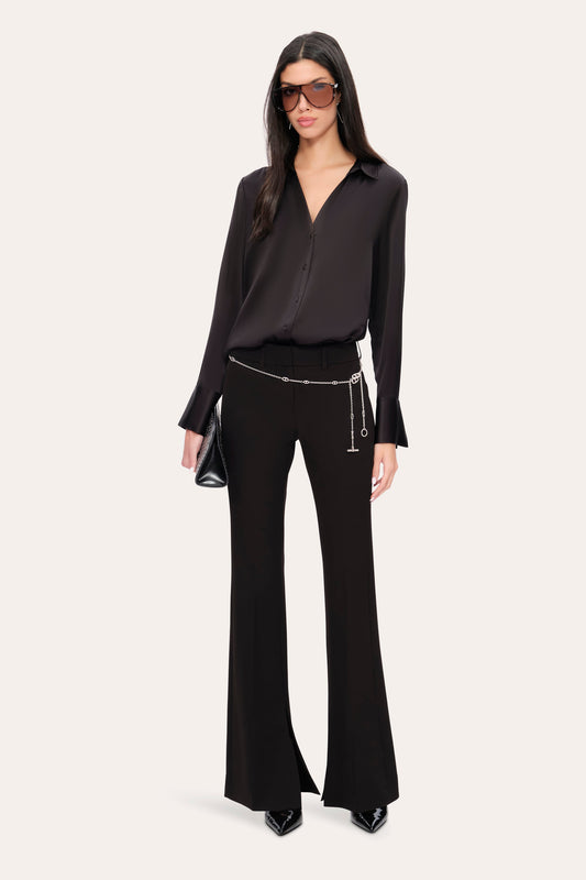 Elie Tahari Slit Flare Pant