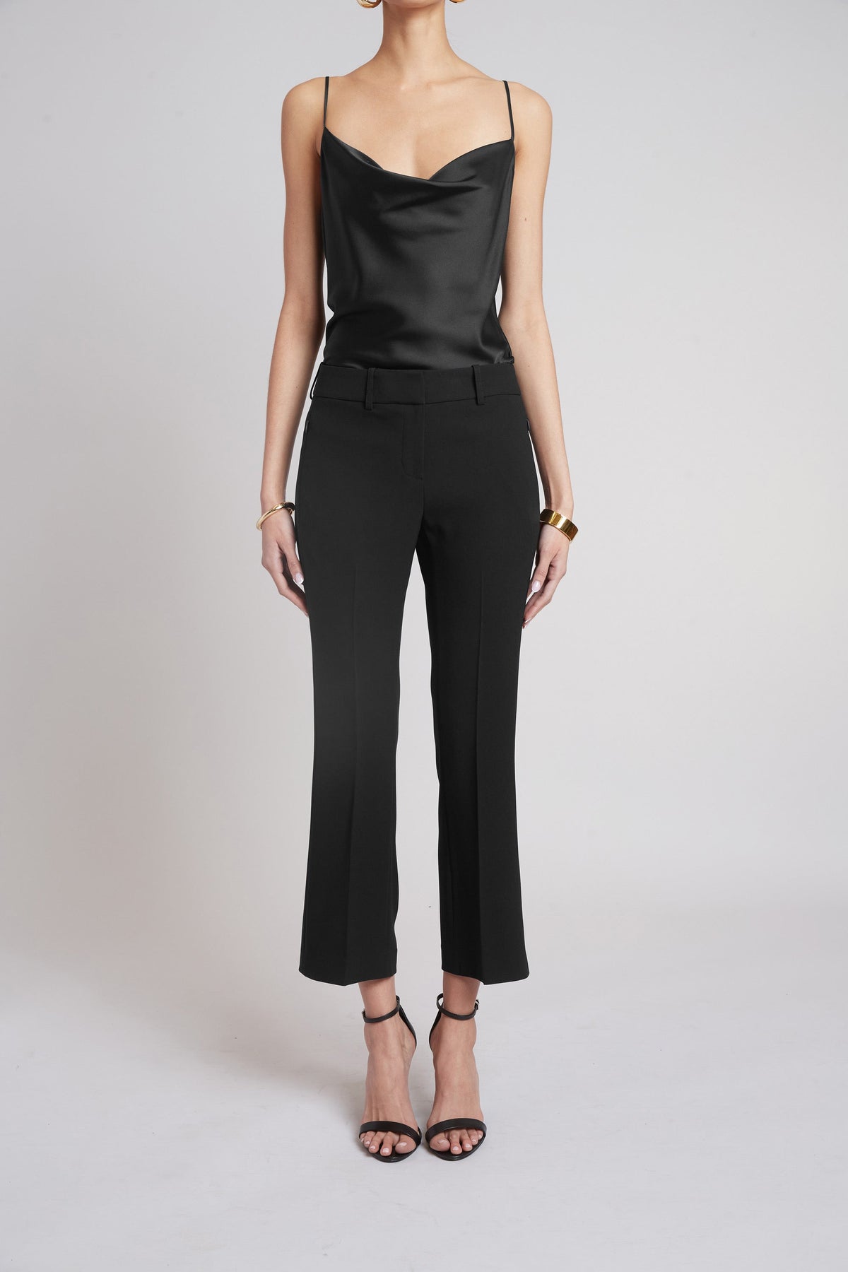 Elie Tahari Tailored Fit & Flare Pant