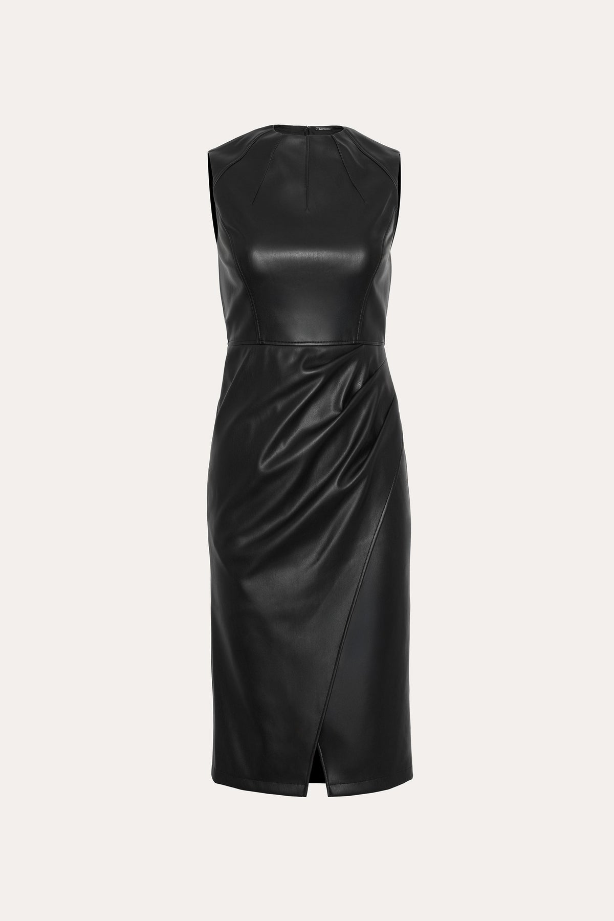 Elie Tahari Vegan Leather Dress